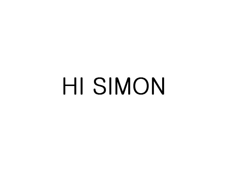 Hi,SIMON【他来了，请闭眼】