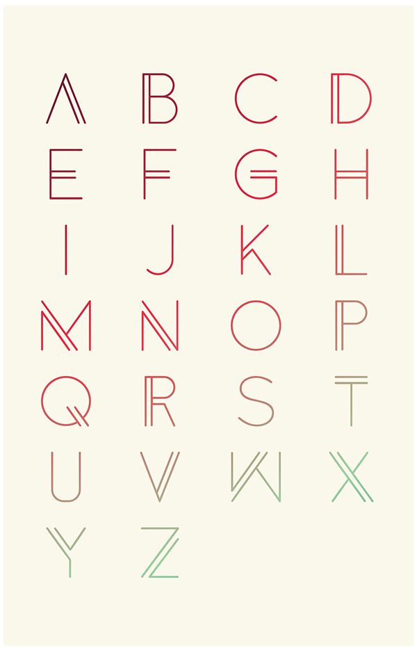 英文字体。手绘。设计。手写。26个字母。