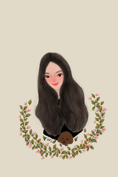 【新作•妹纸送给闺蜜vivi的生日礼物。她想对她说：“我曾说过,遇见你们,是我来到这个星球最幸运的事。你们也曾说过,世界这么大,却让我们相遇。三年了,第三幅头像,还会有第四,第五,第六,更多……】