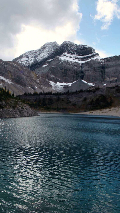 Clear lake, mountain complex.