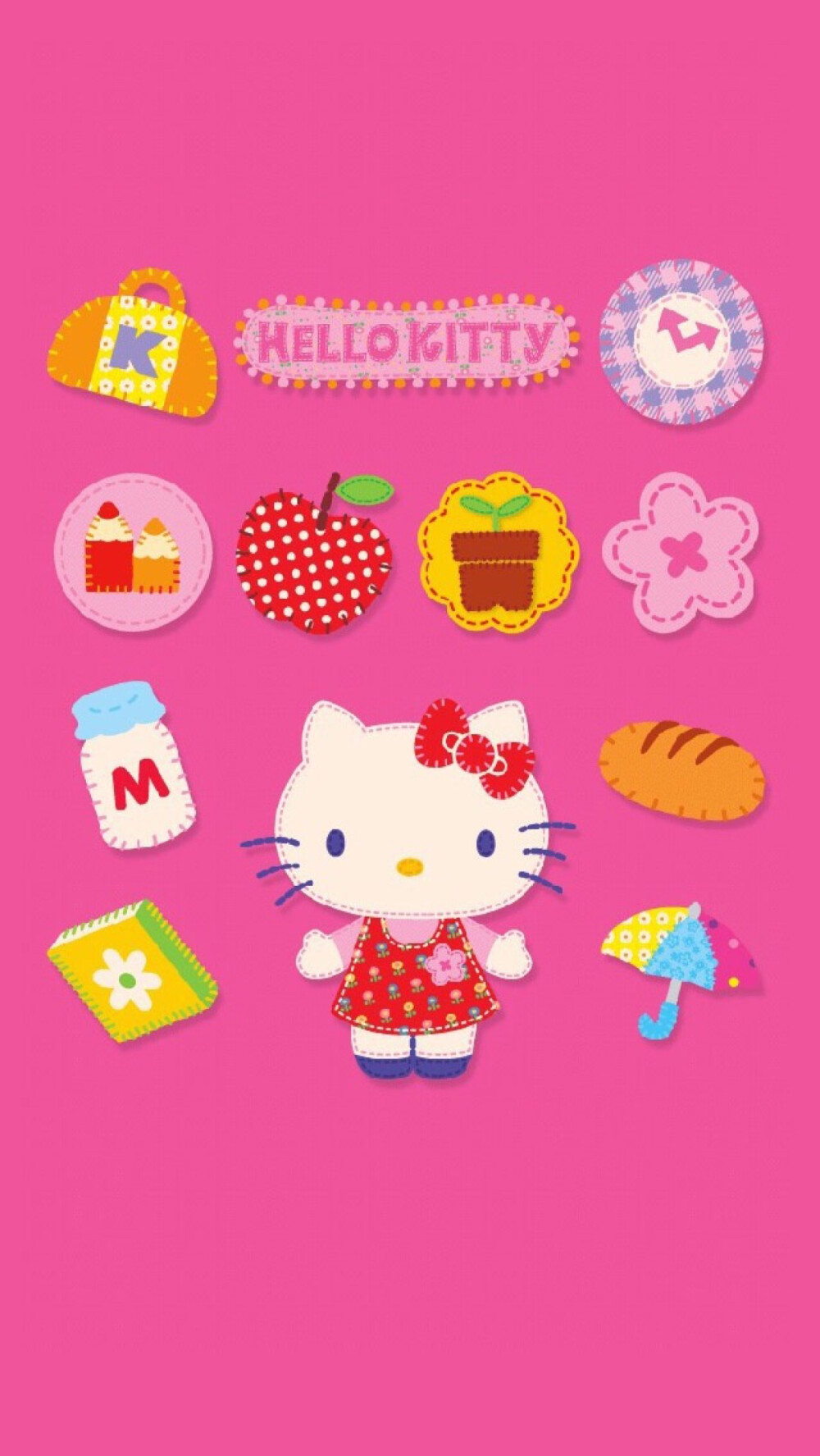 苹果6高清壁纸，iPhone 6 plus高清壁纸，hello kitty 高清壁纸，猫迷们继续发我的珍藏哦