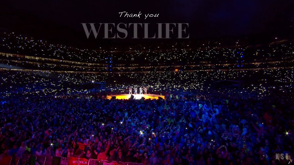 Westlife西城男孩. Farewell concert in Croke Park.