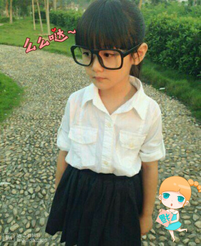 安静的小淑女，还是么么哒