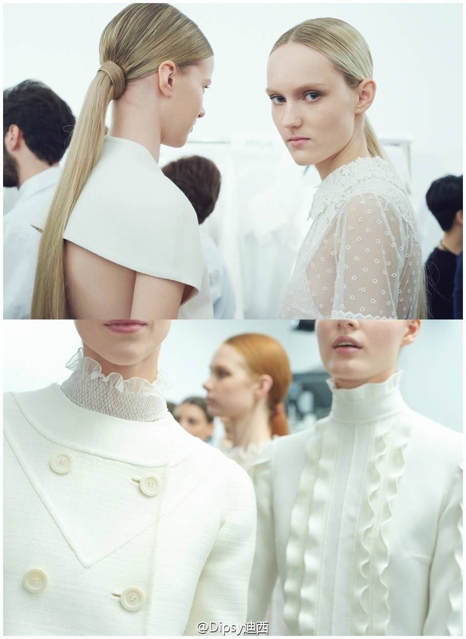 Valentino Sala Bianca NYC Haute Couture Backstage┃特别献给纽约的雪白冬日 转自微博