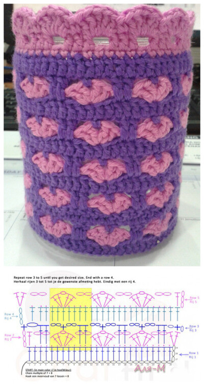 crochet free pattern 钩针图解
