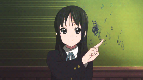 K-ON 轻音少女 动漫 京阿尼 萌少女 全员 图片 动图 GIF