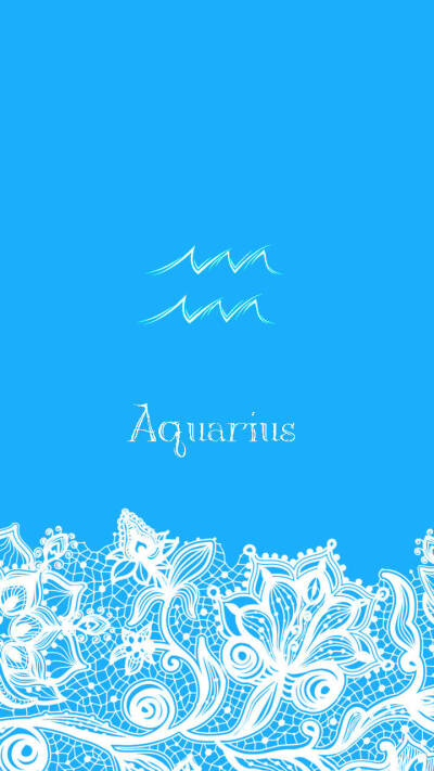 蕾丝系列。水瓶座。