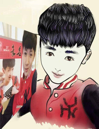 Q版人物，张逸杰