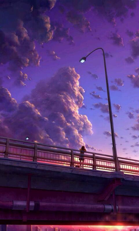 Purple sky