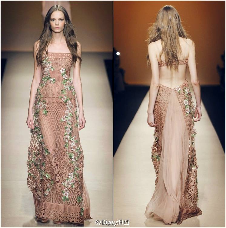 Alberta Ferretti S/S 2015┃仙女们的雪纺新衣........转自微博