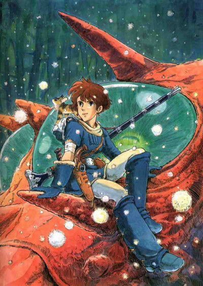 风之谷 1984年：风之谷（Nausicaa of the Valley of the Wind/Warriors of the Wind 导演：宫崎峻）注：当时吉卜力工作室还未正式成立，此部作品后吉卜力工作室正式成立。