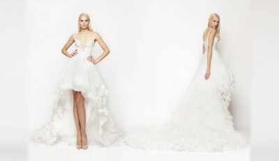 周杰伦婚礼上，昆凌身穿的婚纱品牌——Mikael D各季的经典回顾