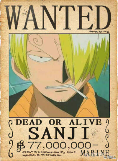 sanji 海贼王，我当定了！