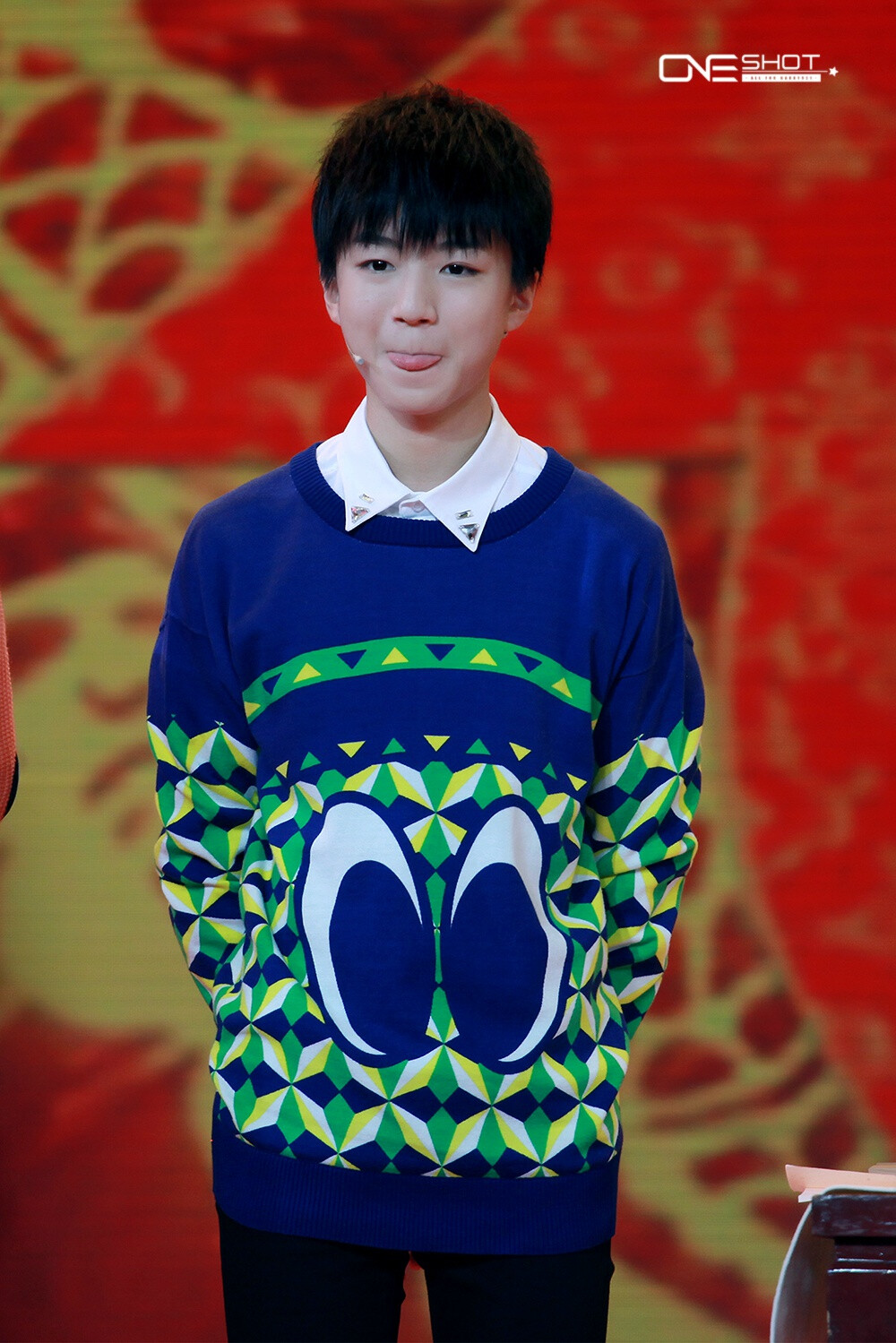 TFBOYS 2014.12.17 过年七天乐录制彩排现场。