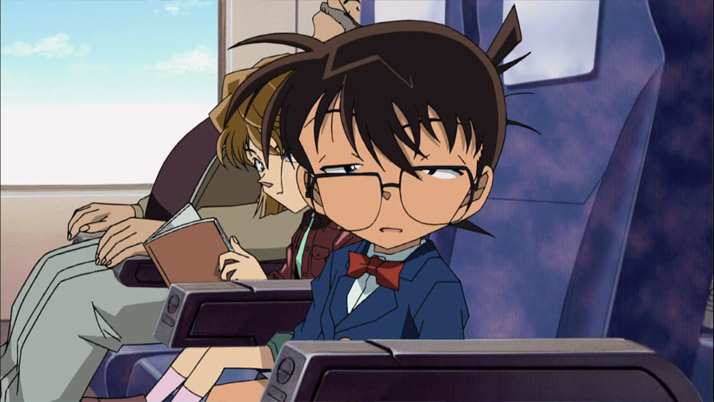 名侦探柯南 迷宫的十字路口截图 柯南搞笑图片