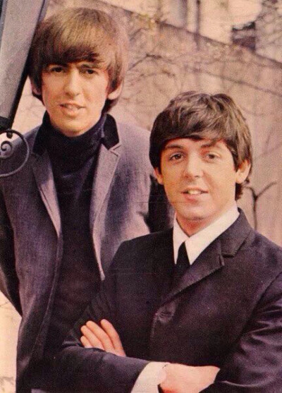 乔治和保罗 beatles