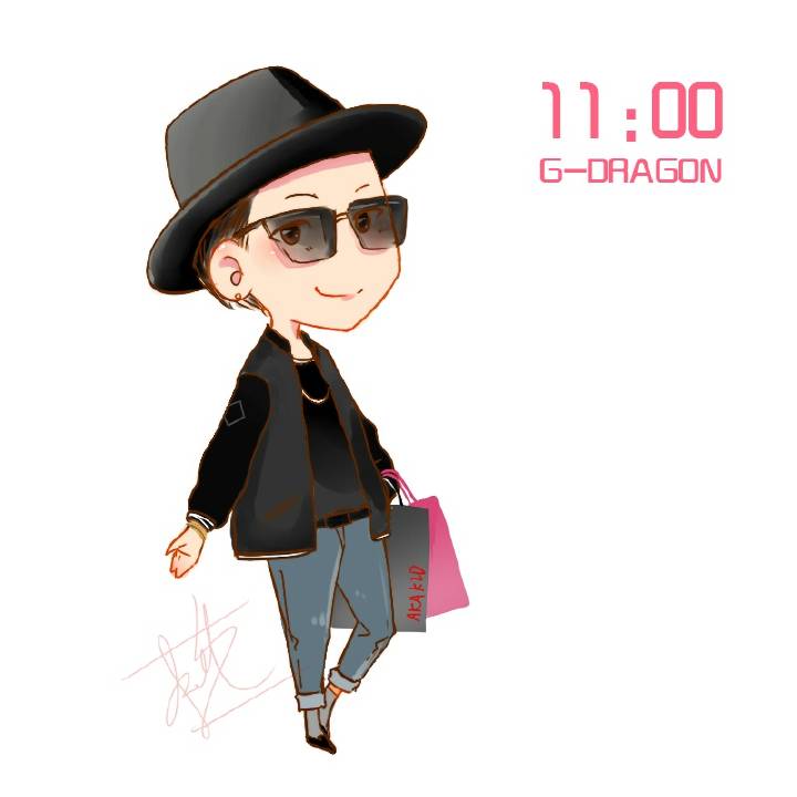 BIGBANG GD TAEYANG TOP VI DASHENG ☞卡通☜