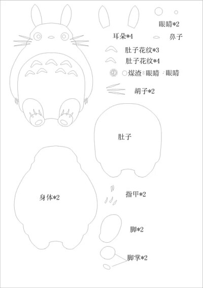 不织布 龙猫