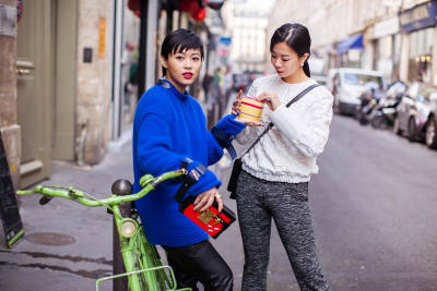 Janet Tseng and Yu Lee in Milan.