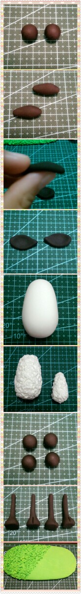 小羊肖恩粘土制作