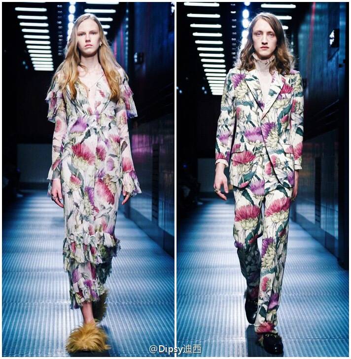 Gucci F/W 2015┃品牌全新创意总监Alessandro Michel 任职后的第一个女装成衣系列作品，宣告现在的Gucci应该是这个样子滴！转自微博