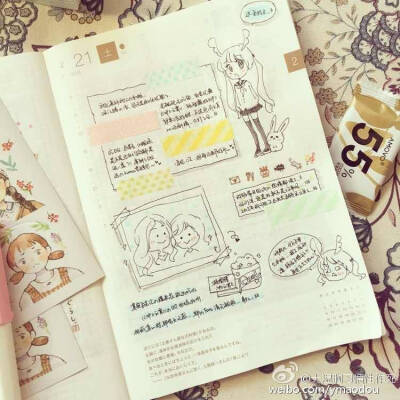 2015/2/15～25#给你看我的手帐吧##hobonichi# #what's in my notebook#过年期间手帐来一发九宫格顺便召唤神龙。@手帐小组 @手帐五人组 @豆瓣文具控 @我们爱手帐_主编君 @文具控图片分享社区 谢谢大家的照顾，新的一…