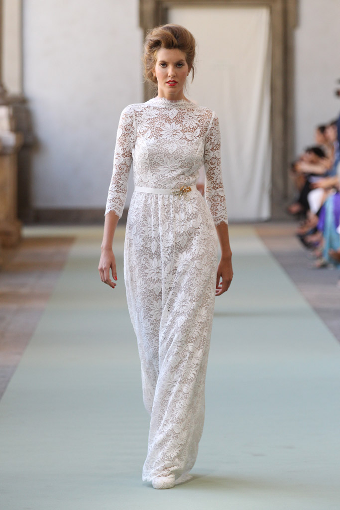 Luisa Beccaria Spring 2012 Ready-to-Wear。路易莎·贝卡里亚2012米兰时装周春夏高级成衣发布。