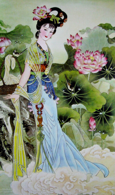 红藕香残玉簟秋.轻解罗裳.独上兰舟.云中谁寄锦书来？雁字回时.月满西楼.花自飘零水自流.一种相思.两处闲愁.此情无计可消除.才下眉头.却上心头。