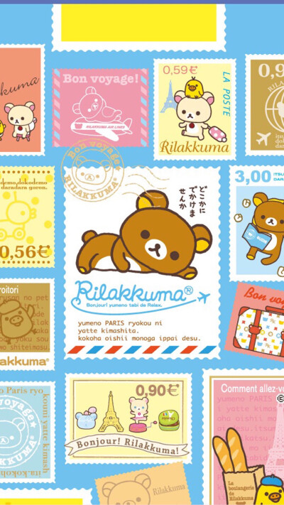 壁纸 rilakkuma 轻松小熊