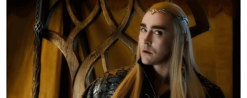 精灵王瑟兰迪尔莱戈拉斯thranduillegolas就算是鄙视的眼神也很帅v
