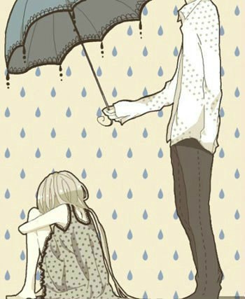 当自己一人独自哭泣时，却曾为想过身后有人默默陪伴着自己……