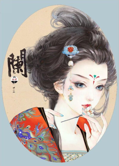 古风~清新~自然~色彩~插画~手绘~高清壁纸 出处猫君笑猪侵删@悲歌未成不及离人悼