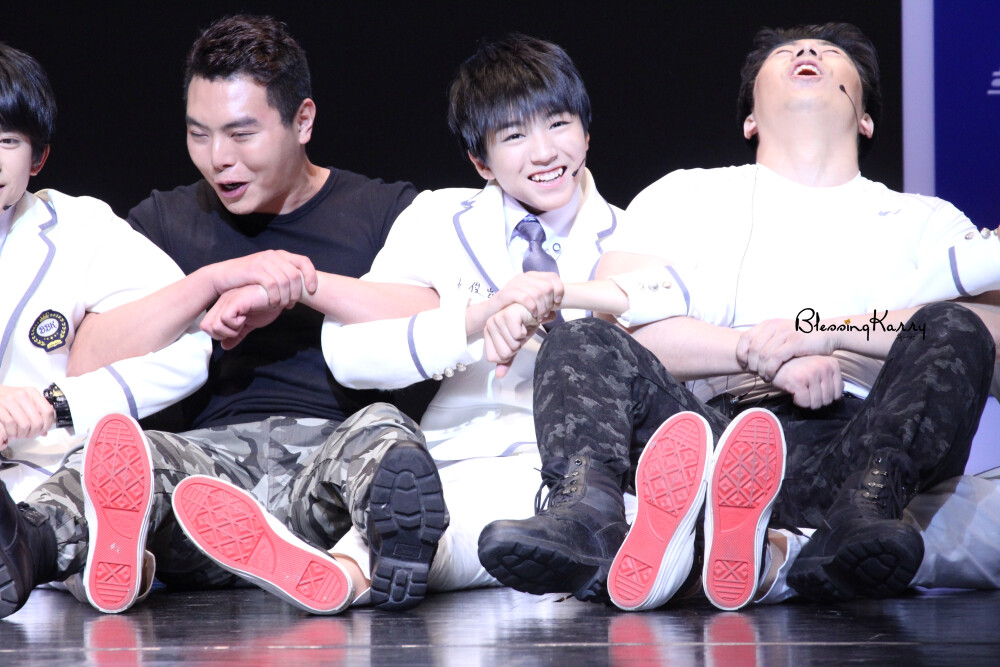 TFBOYS王俊凯 2015.02.28 步步高超级公开课录制现场。