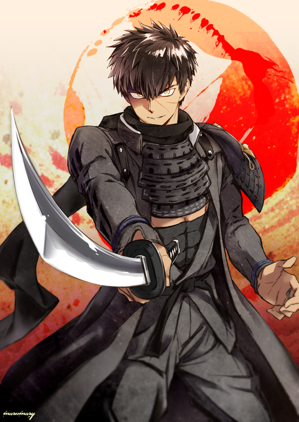 pixiv 画师:まるまい 刀剑乱舞 同田贯正国 id:790842082 『侵删』