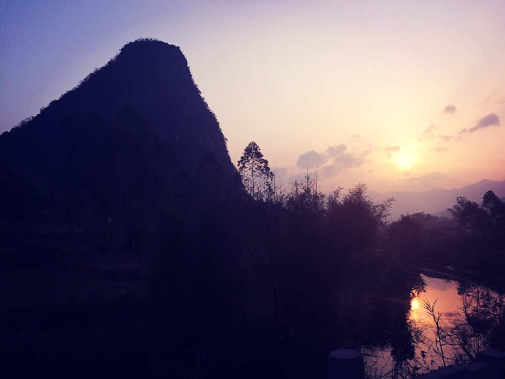 黄姚古镇 夕阳西下