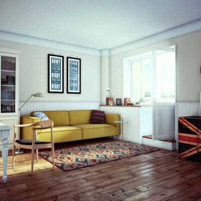 【巧妙的空间利用 小公寓设计】小户型的值得参考～