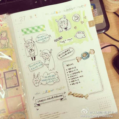 2015/2/27[bobo抓狂]#给你看我的手帐吧#[抛钱]#hobonichi# [生闷气]#what's in my notebook#[bobo抛媚眼] 节后上班第一天[拜拜]……