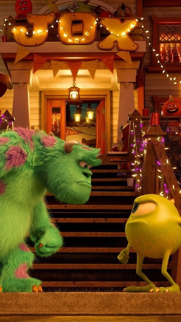 手机壁纸 锁屏 潮货壁纸 墙纸 卡通壁纸 潮牌 毛怪 大眼仔 怪兽大学