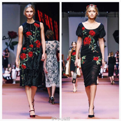 Dolce &amp;amp; Gabbana F/W 2015┃繁花献给最美最华丽的妈妈们，母爱万岁！cr.@Dipsy迪西