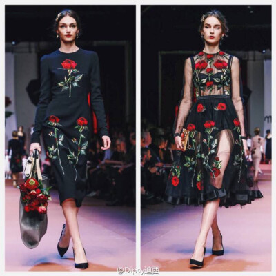 Dolce &amp;amp; Gabbana F/W 2015┃繁花献给最美最华丽的妈妈们，母爱万岁！cr.@Dipsy迪西