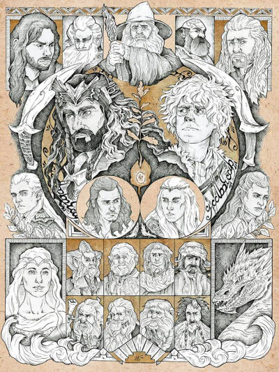 Finalist Haley Hagerman The Hobbit IMAX Fan Art Contest Winner and Finalists