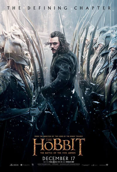 Bard is ready for battle The Hobbit: The Battle of the Five Armies Posters