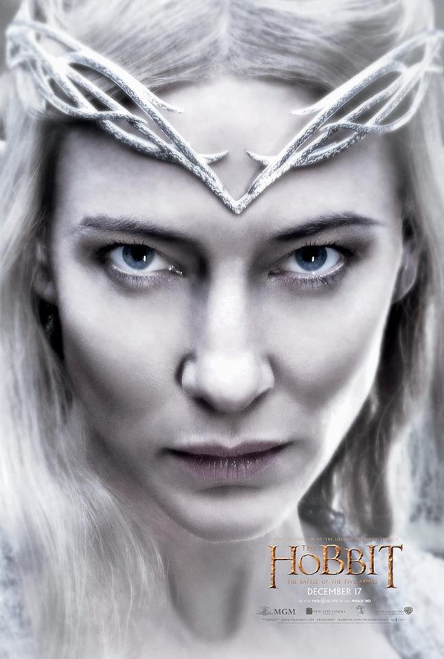 The fans have chosen. Today we reveal the exclusive new character banner for our Lady of Lothlórien, Galadriel. The Hobbit: The Battle of the Five Armies Posters