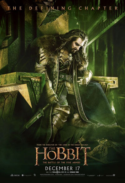 The rightful king. The Hobbit: The Battle of the Five Armies Posters