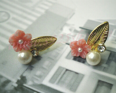 花叶耳钉