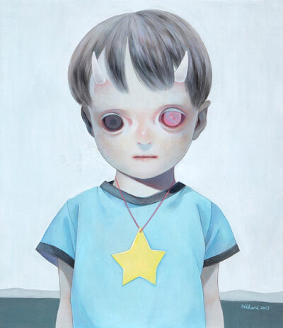 hikari shimoda 是一个了解自闭症孩子的世界的画家。