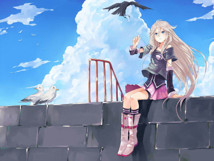 【VOCALOID3 IA】P站 画师：ハオ id=23386086 动漫 二次元 手绘 动漫 壁纸 插画 头像