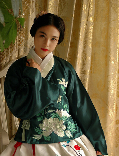 清辉阁 花的姿态 素馨 上袄