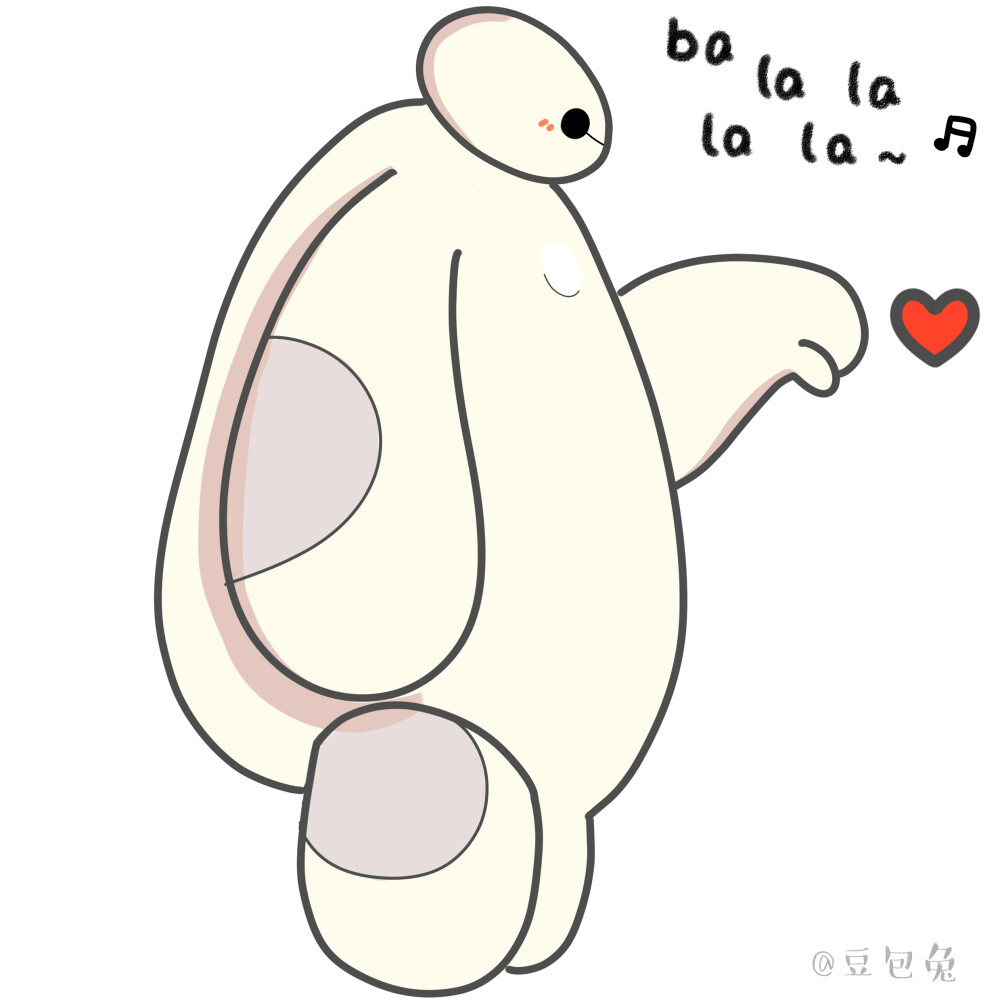 baymax 大白 微博@豆包兔兔兔