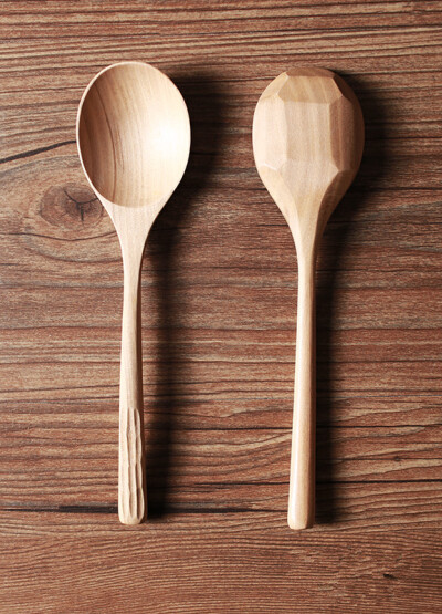 楠木 出口日本 龟甲 木勺饭勺主餐勺汤勺 手工雕刻